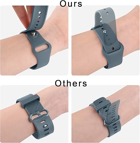 Miniatura 4 de Meliya Bandas compatibles con Samsung Gear S3 Frontier, Samsung Gear S3 Classic Band para mujeres y hombres, correa de repuesto deportiva de