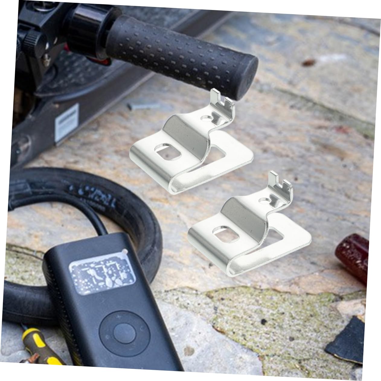 EXCEART 4 Set Fibbia Della Vita Utensile Cintura Di Lavoro Chiave Gancio Per Clip Da Cintura Per Utensili Elettrici Cintura Per Utensili Pesanti Argento Acciaio Inossidabile 8 Pezzi*4