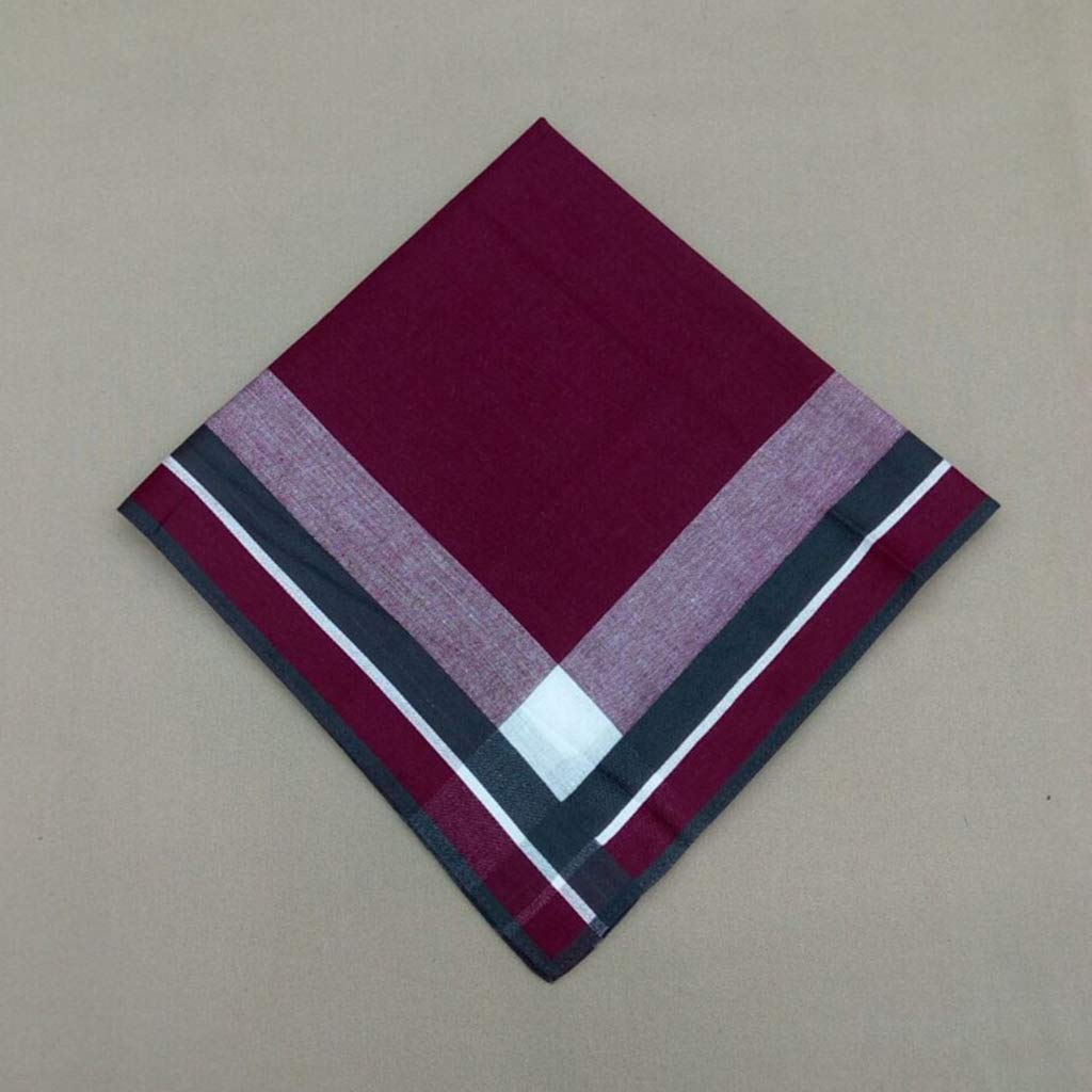 12x 100% Baumwolle Plaid Taschentücher Taschentuch Einstecktuch Stofftaschentücher 40cm für Männer Frauen
