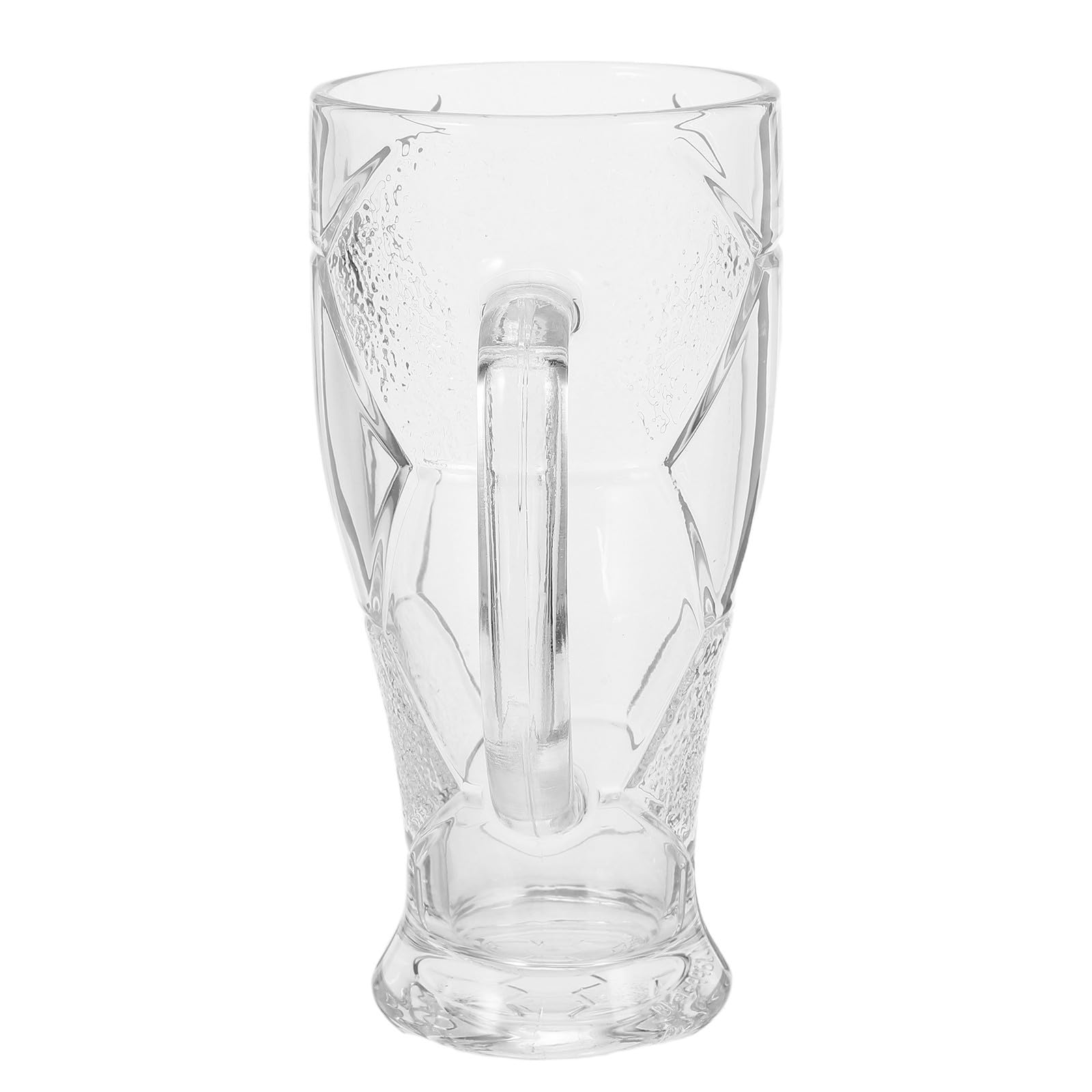 Jarra de cerveza de fútbol de 400ml con vidrio aislado para fiestas deportivas