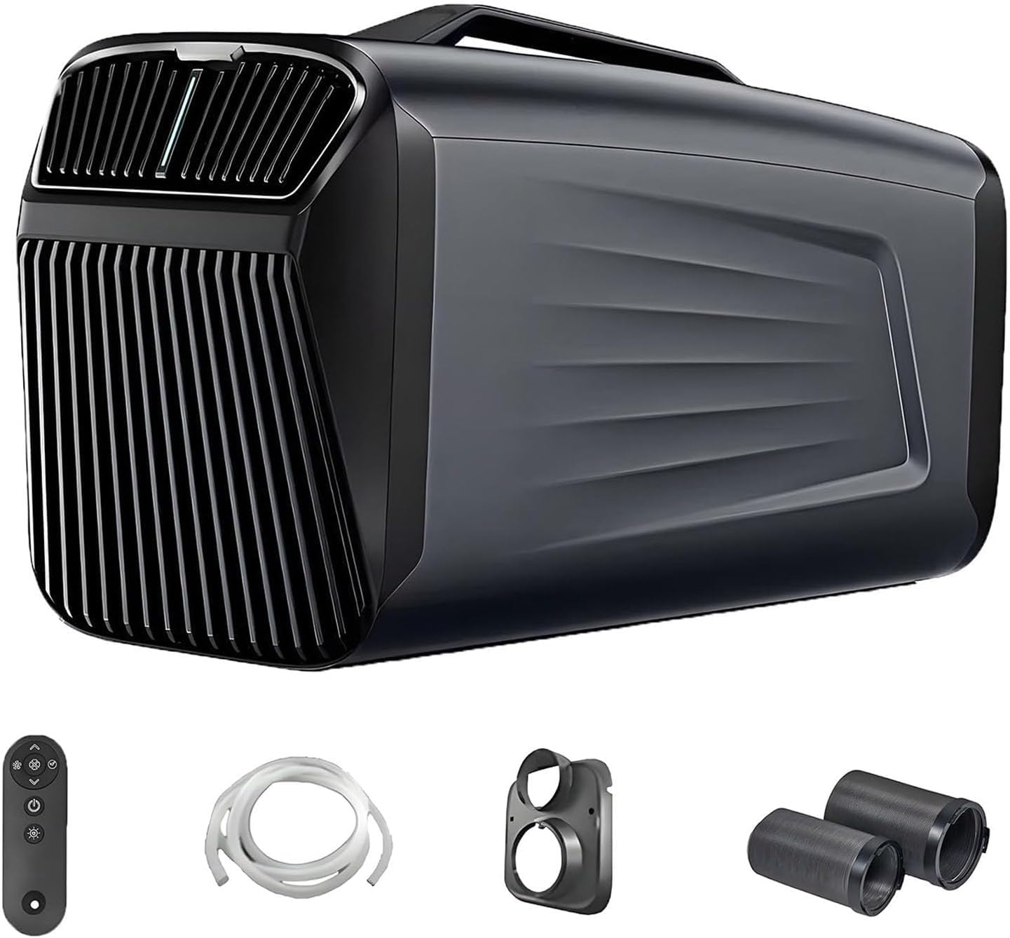 Condizionatore e riscaldatore Portatile 2 in 1 da 5200 BTU, unità di climatizzazione silenziosa da Campeggio da 400 W con compressore, Basso consumo energetico, Camper per Tenda, Freddo/Caldo