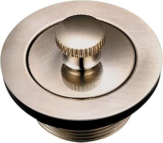 Bath Overflow Lift and Lock Strainer Finish: Brushed Nickel