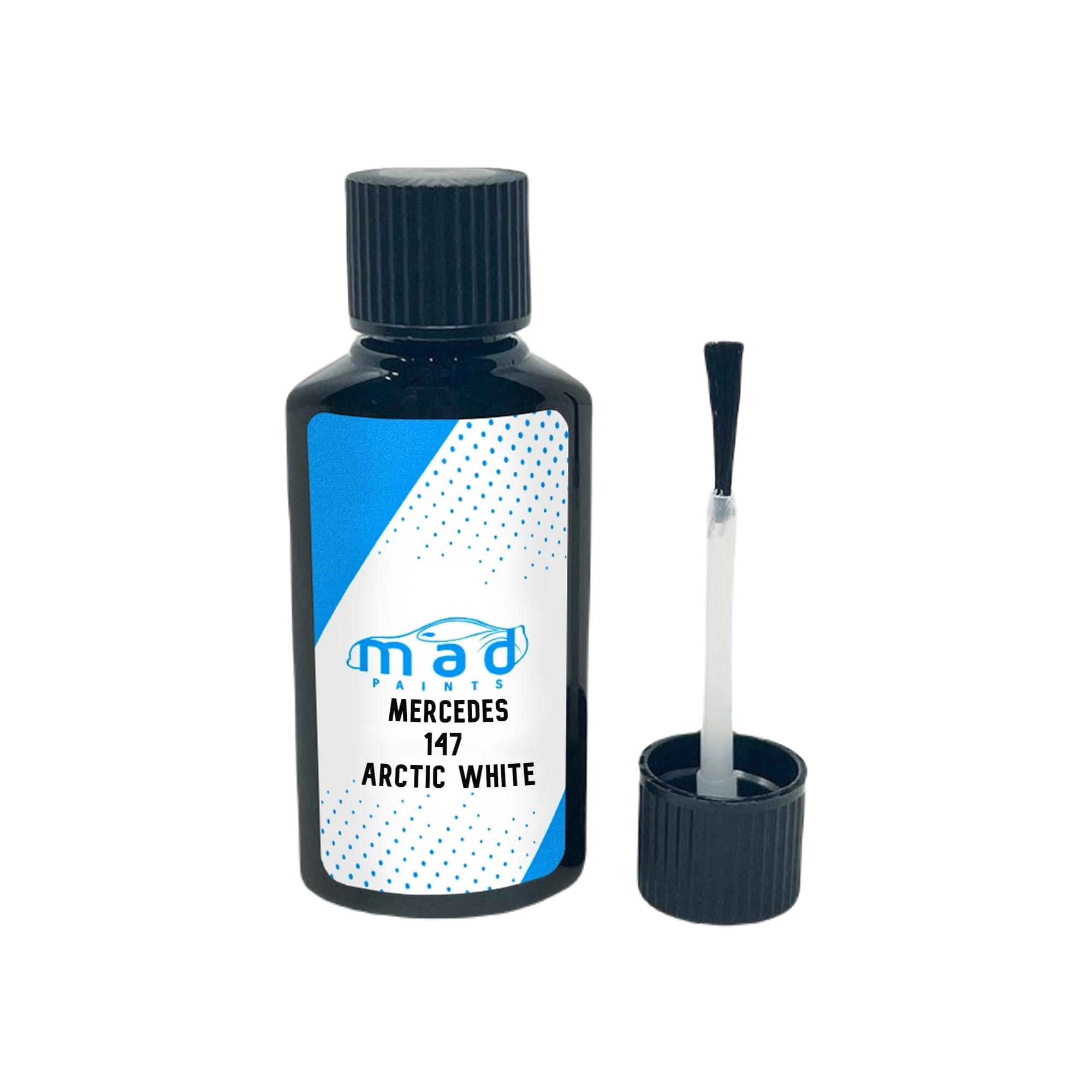M.a.d Myldan Auto Design Paint Only M.a.d Merc Edes Arctic White 147 Paint Touch Up Kit A C E Class Amg Gle (, 30 Mililitres)