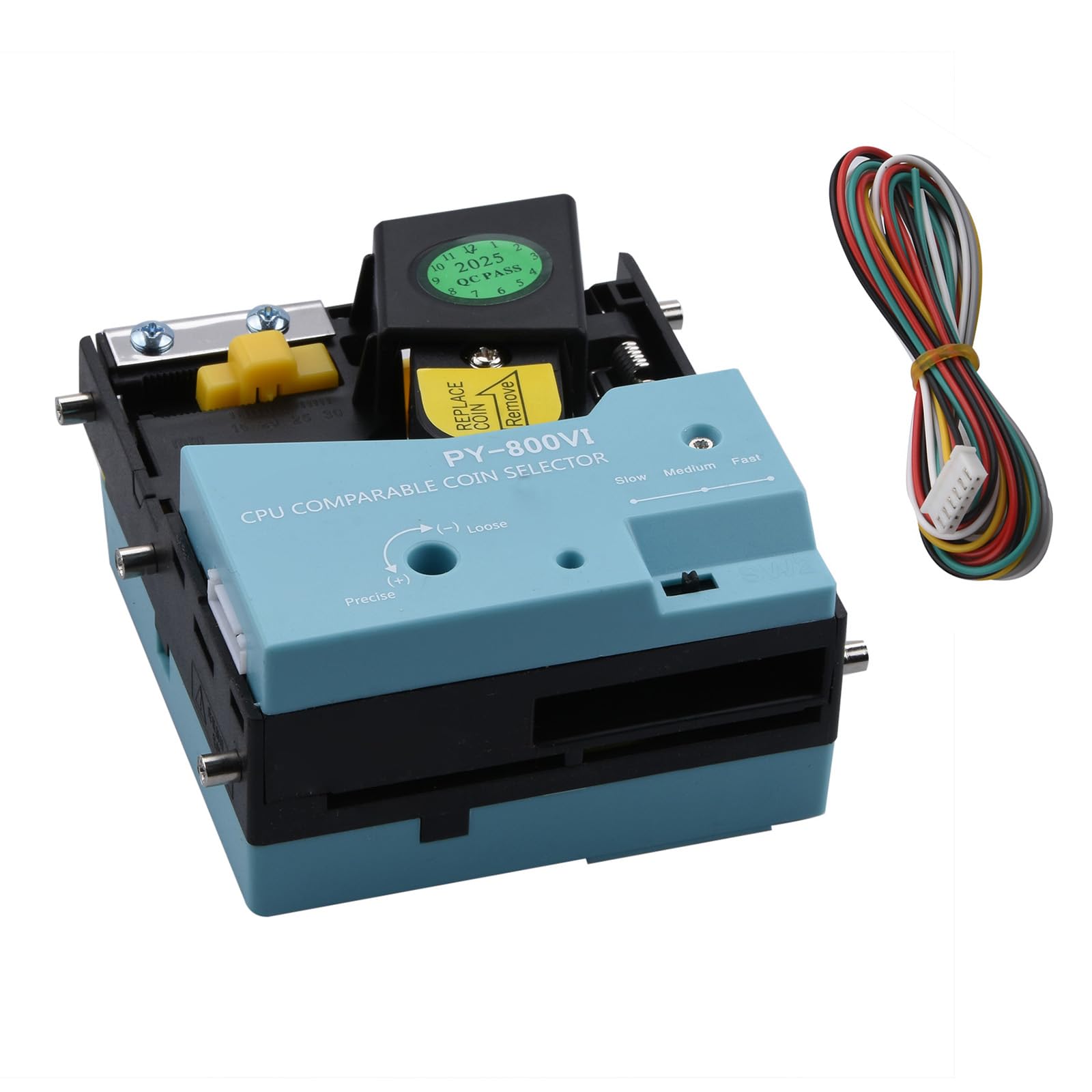PY-800 - Selector de monedas Arcade Token Acceptor CPU Selector de monedas comparable para máquina expendedora de juegos de arcade
