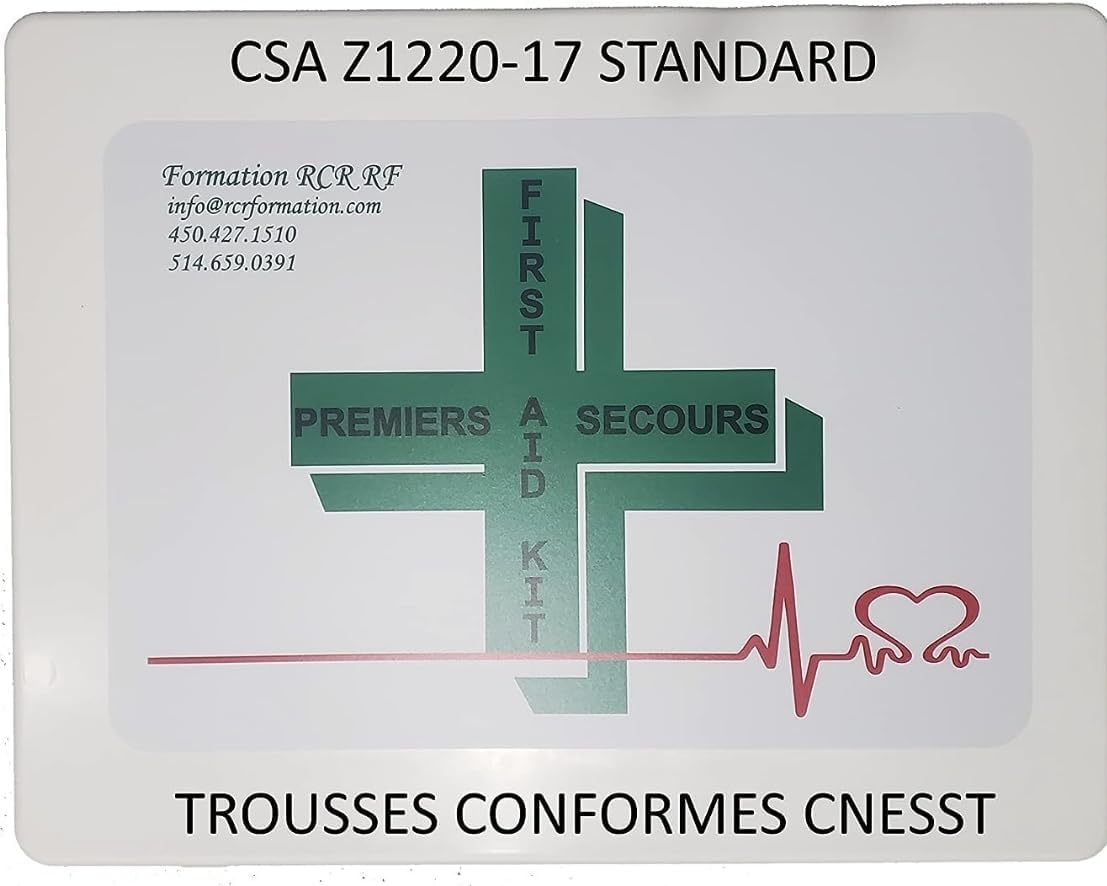 GENERIC Kit de premiers secours CSA Z1220-17 Type 2 1-25 Employés Pince ...