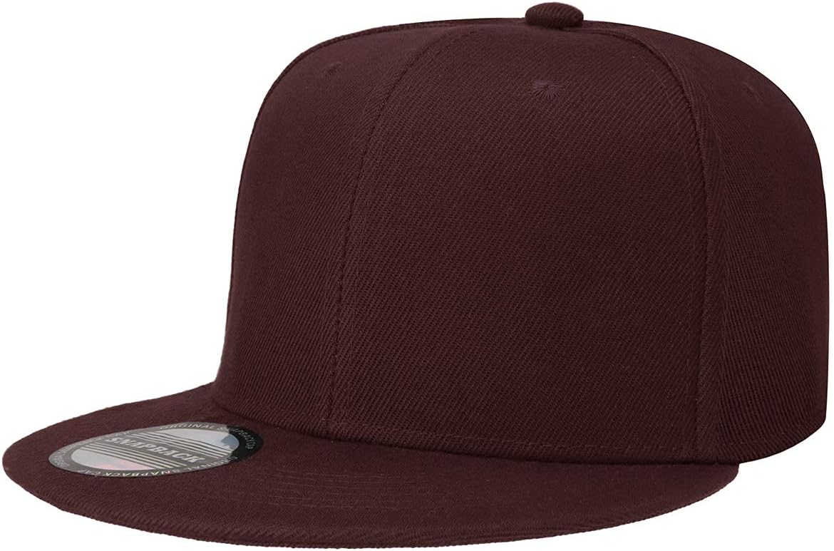 Falari Wholesale 12 Pack Snapback Hat Cap Hip Hop Style Flat Bill Blank Solid Color Adjustable Size - Image 3