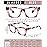 Hubeye Oprah Style Readers for Women Stylis Style Reading Glasses with Blue Light Blocking and Spring HingePink/Gray1.0