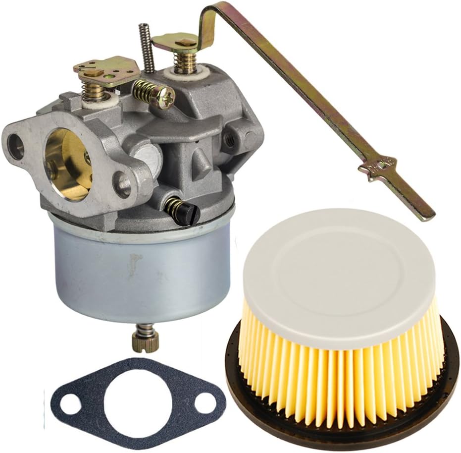 HIFROM Replace Carburetor Carb with Gasket for Tecumseh 631918 HS40 4HP HS50 5HP Engine with Air Filter for 30727 30604