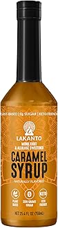 Lakanto Simple Flavoring Syrup - Monk Fruit Sweetener with Allulose, Perfect for Coffee, Tea, Cocktails, Snow Cones, Sodas, Other Drinks, Keto, Vegan (Caramel - 25.4 fl oz)