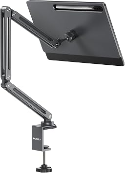KU XIU Magnetic Stand for Samsung Galaxy Tab 12.4 inch, Foldable Adjustable Arm Mount for Desk, Aluminum Alloy Tablet Holder for Galaxy Tab S10 +/S9+/S9 FE+/S8+/S8+ 5G/S7+/S7 FE LTE