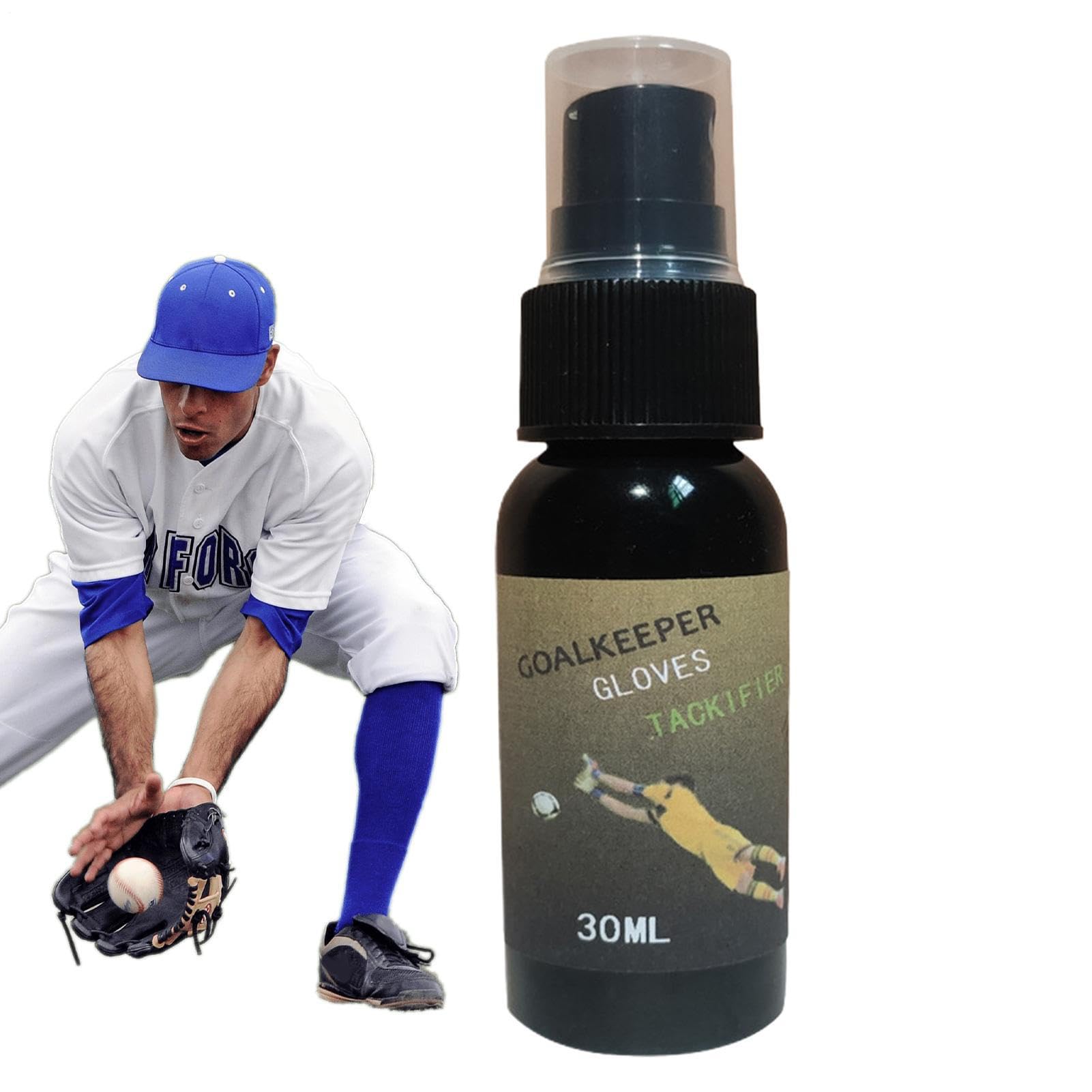 Football Gloves Sticky Grip Spray - Goalkeeper Gloves Spray | Non-Slip Cleaning Agent, 30ml Football Grip, 1 fl oz