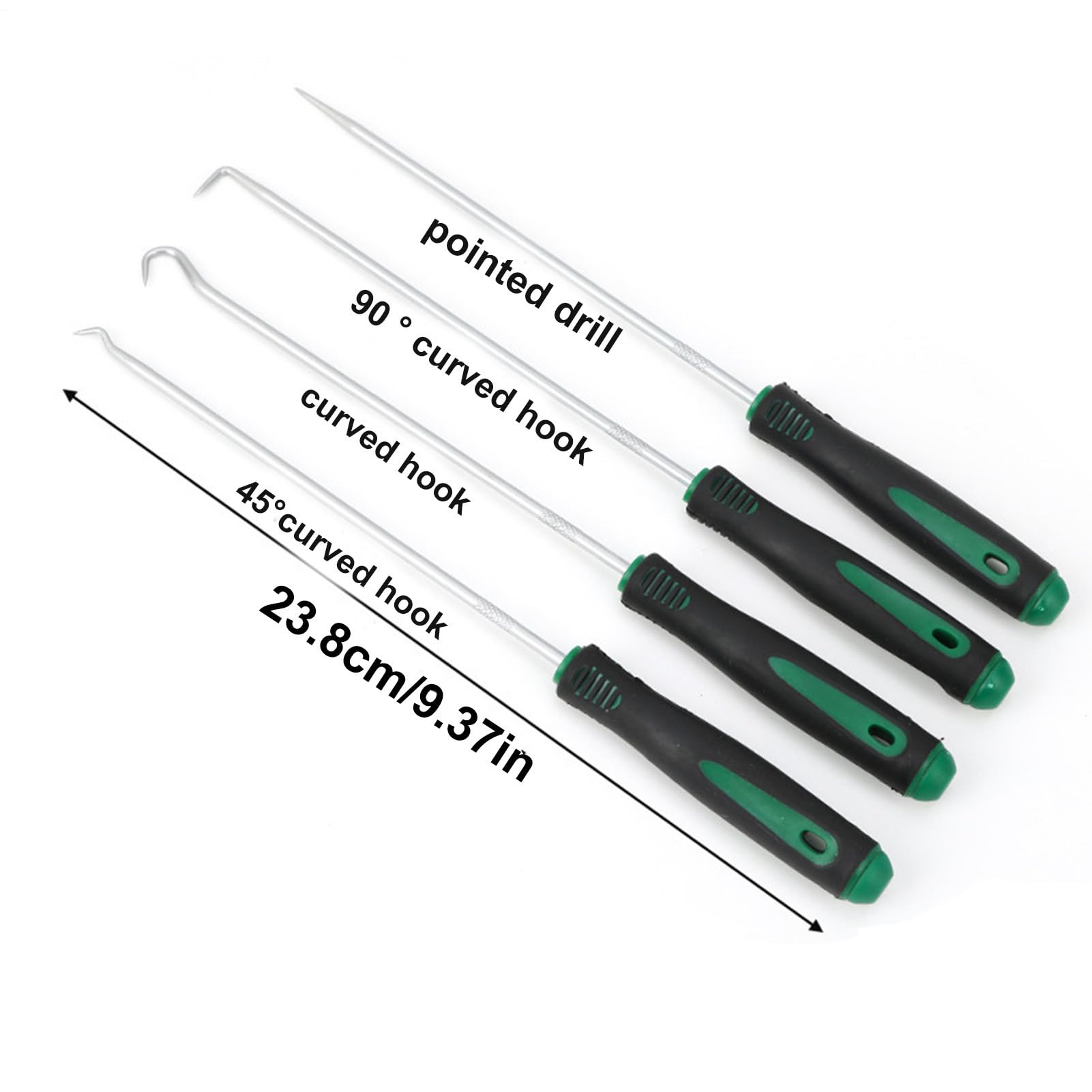 Set Di 3 Estrattori Per O-ring E Paraolio In Acciaio – Teste Angolate E Lunghezze Diverse Per Una Rimozione Facile E Veloce!