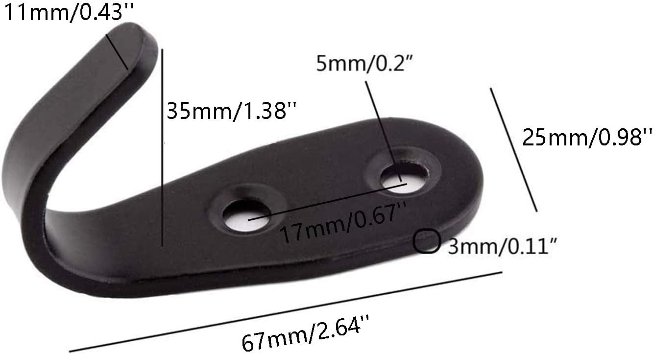 ULIFESTAR Heavy Duty Wall Hooks,Stainless Steel Screw On Hooks for Hanging Coats Plants Towels Keys Hats,Waterproof Single Shower Hanger Hooks for Garage Kitchen Bathroom Storage Organization 10 PCS : Home & Kitchen