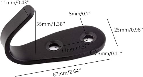 Miniatura 7 de Ganchos de pared resistentes, ganchos de rosca de acero inoxidable para colgar abrigos, plantas, toallas, llaves, sombreros, ganchos impermeables