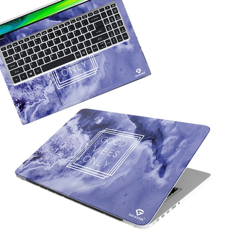 Galaxsia DSGN 167 Full Body Laptop Skin Bubble-Free| Laminated & Removable | HD Quality Sticker for Laptops Upto 15.6 Inches Compatible with Hp/Dell/Acer/Lenovo/Asus etc