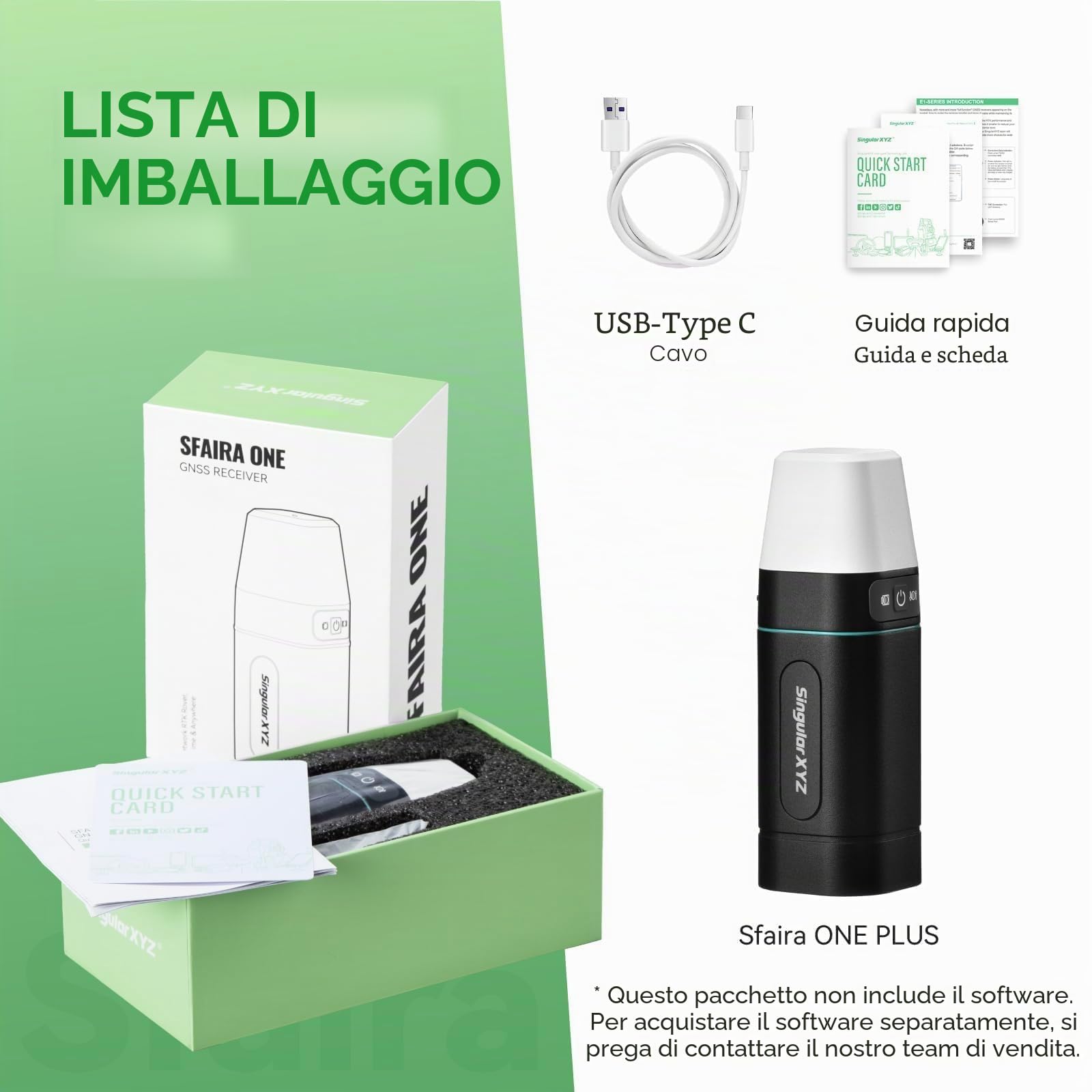 RTK GNSS Survey Equipment 60 ° Tilt Built-in IMU, dotato di Rover Handheld GPS per rilevamento e software ideale per il rilevamento del territorio, GIS