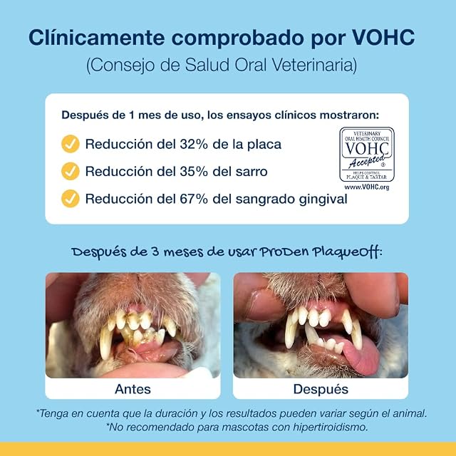 Foto 5 de 8 de ProDen PlaqueOff Masticables Dentales Blandos para Perros 60 ud