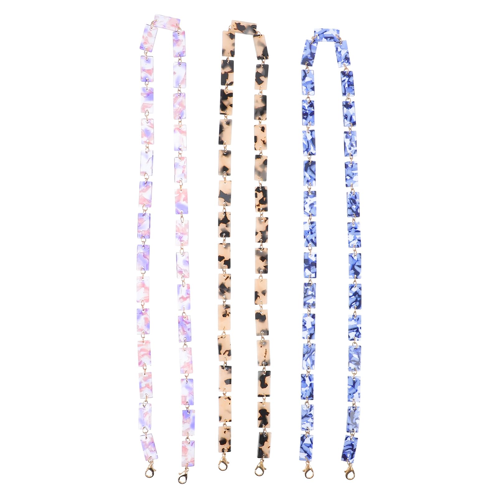 Healvian Brillenketten Multifunktionale Sonnenbrillen Halskette Blau Leopard Für Einen Stilvollen Look Für Brillen Und Masken