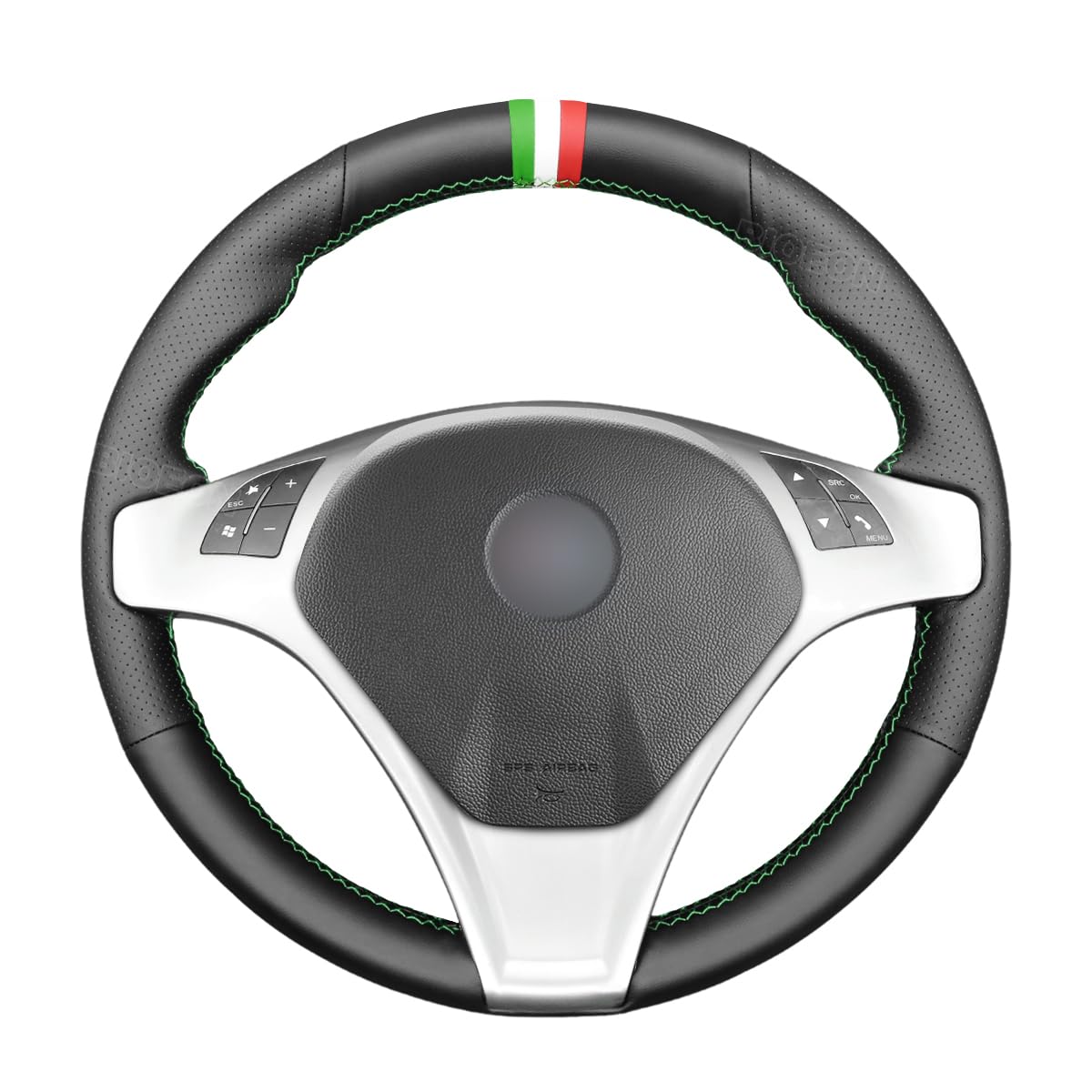 Coprivolante In Alcantara Per Alfa Romeo Giulietta 2010-2014 E MiTo 2008-2015 - Foto 3