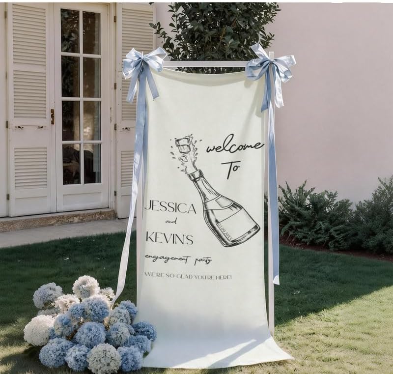 Personalized Celebration Sign - Custom Fabric Party Decor