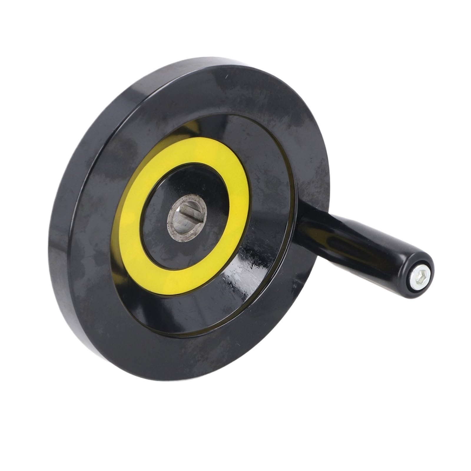 Wudcw Black 16X160mm Lathe Hand Wheel With Detachable Handle Back Ripple Handwheel For Milling Grinding Machines