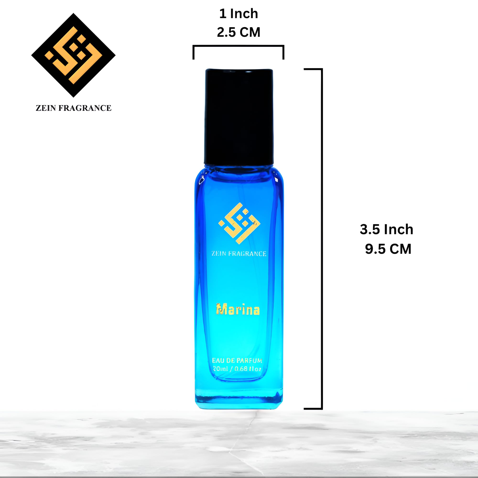 ZEIN FRAGRANCE Marina Eau De Perfum,Refreshing Aquatic Escape Perfume, 20ml 3