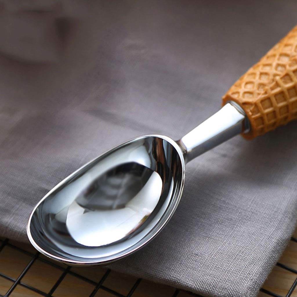 Cuillère à dîner Scoop Crème Glacée 4 Scoops De Crème Glacée Auto-fondue Scoops Mignon Cuillères durables