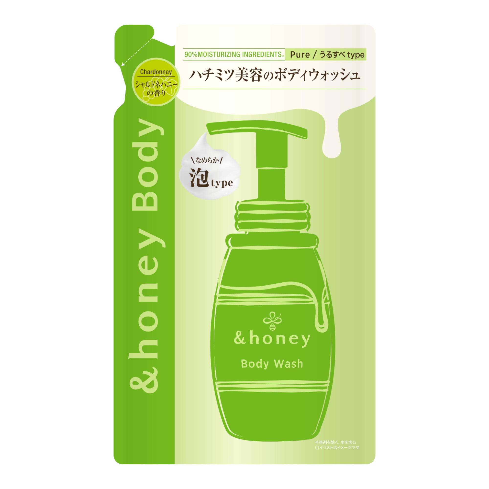 Amazon | &honey (アンドハニー) ピュアモイスト 泡ボディウォッシュ
