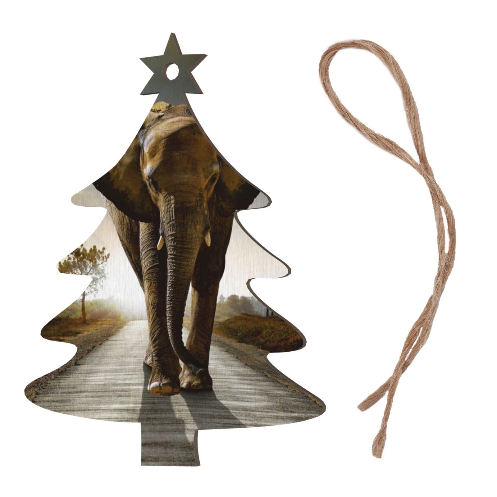 Hoteam Ornamento a dente di Natale, decorazione in legno, divertente ornamento natalizio da appendere per albero di Natale, dentista, assistente dentale, famiglia, amici, regalo per la casa, 9 stili