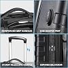 21 Inch Carry On Spinner Luggage, Hard Side Expandable Luggage with Wheels Lightweight Travel Luggage Height Adjustable Handle, Black