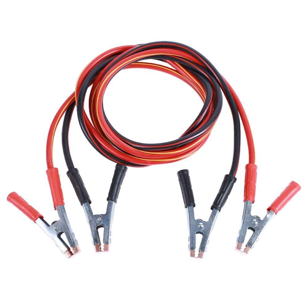Trwały kabel rozruchowy akumulatora 4M Delikatna tekstura 2 szt. Auto Car Power Booster Cable Awaryjne przewody rozruchowe akumulatora Kabel akumulatora (kolor: 4M) (4m)