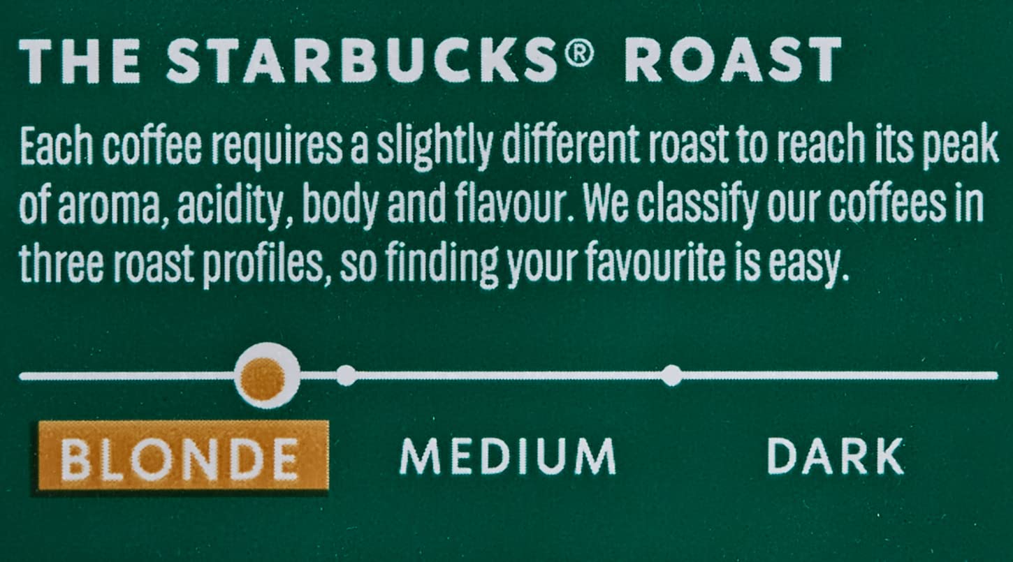 Starbucks Blonde Espresso Roast Coffee Beans 200 g Bag (Pack of 6) Buy