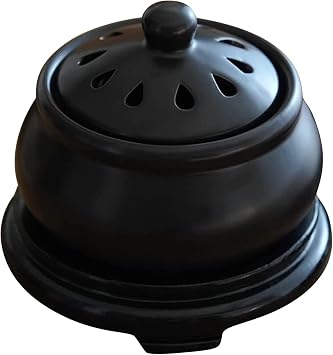 Timed Ceramic Electric Incense Burner, Temperature Adjustable Scented Oil Diffusers, Frankincense Resin Agarwood Candles Aroma Furnace, Home Office Bar Scented Warmer