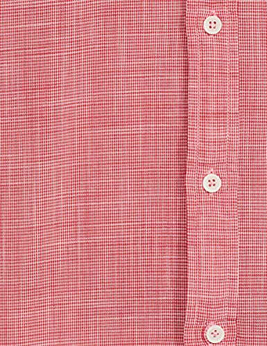 Image of Colorplus Men's Pure Cotton Checks Pattern Tailored Fit Spread Collar Half Sleeve Casual Shirt