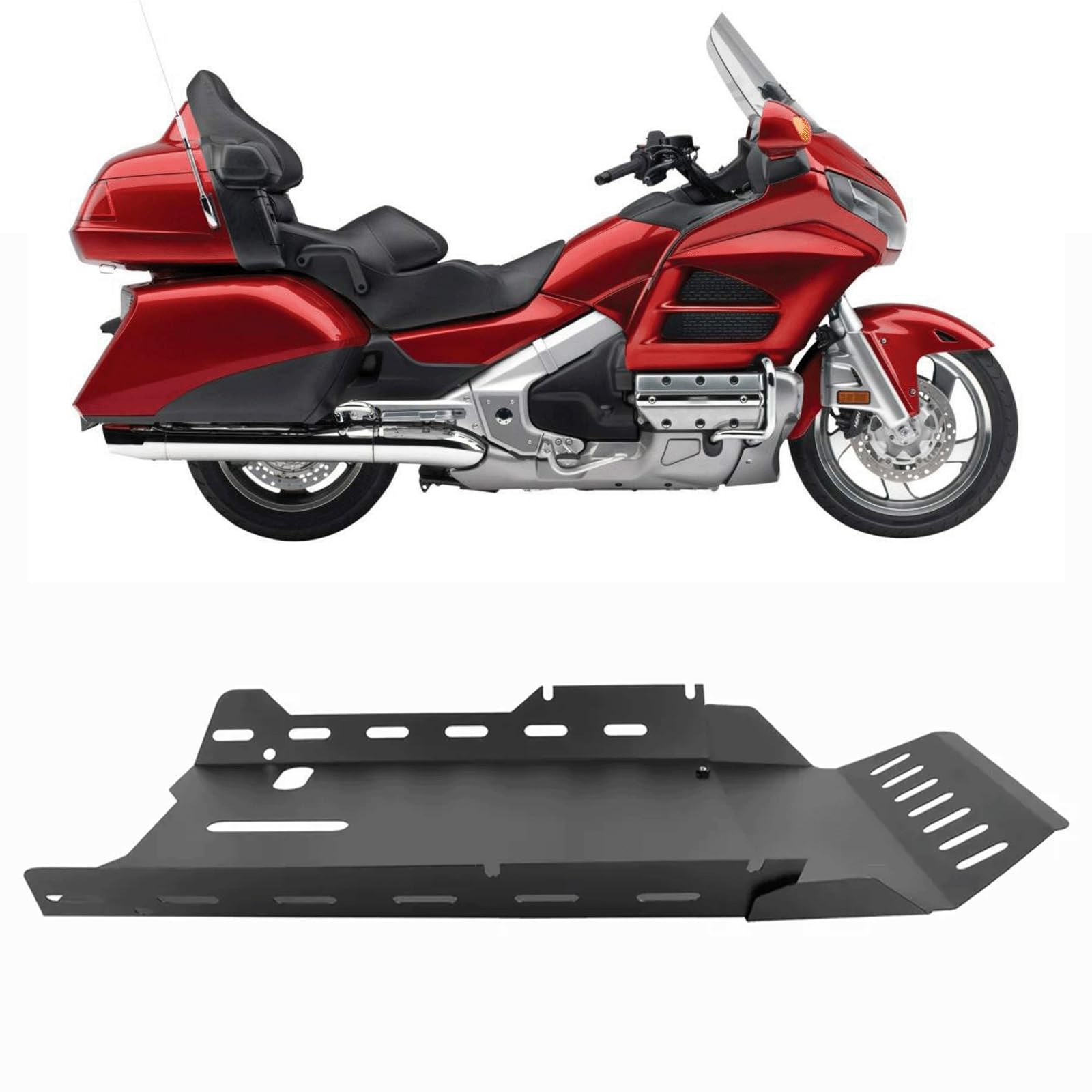 Cyleto Bremsbeläge Hinten Für Honda Goldwing GL1800 (2002–2013 & F6B) – Halbmetallisch