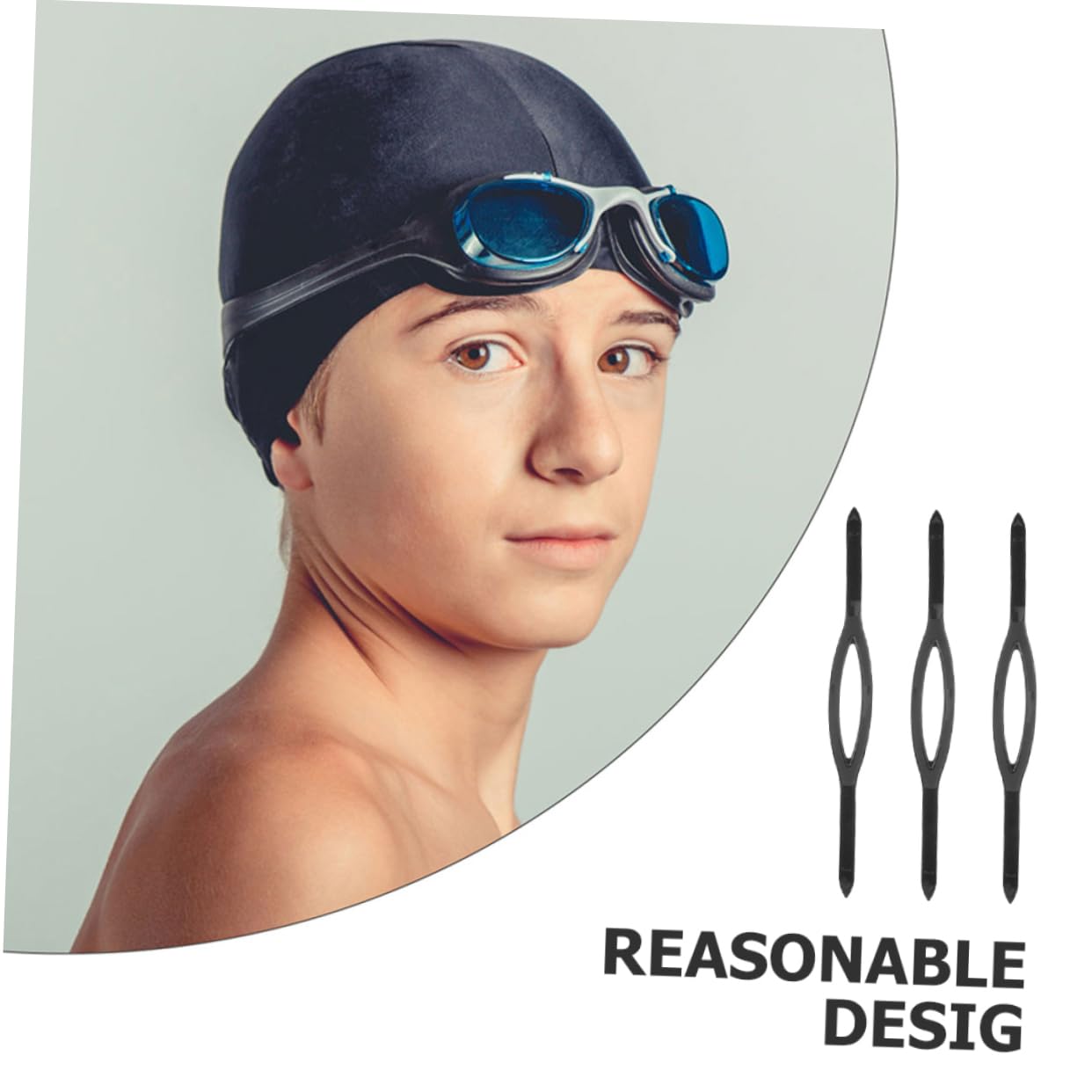 BESPORTBLE 6 Stück Taucherbrillen Ersatzband Brillenband Brillenkopfbänder Schwimmbrillenband Schwimmglasband Brillenzubehör Ohne Zubehör Spiegel Stirnband