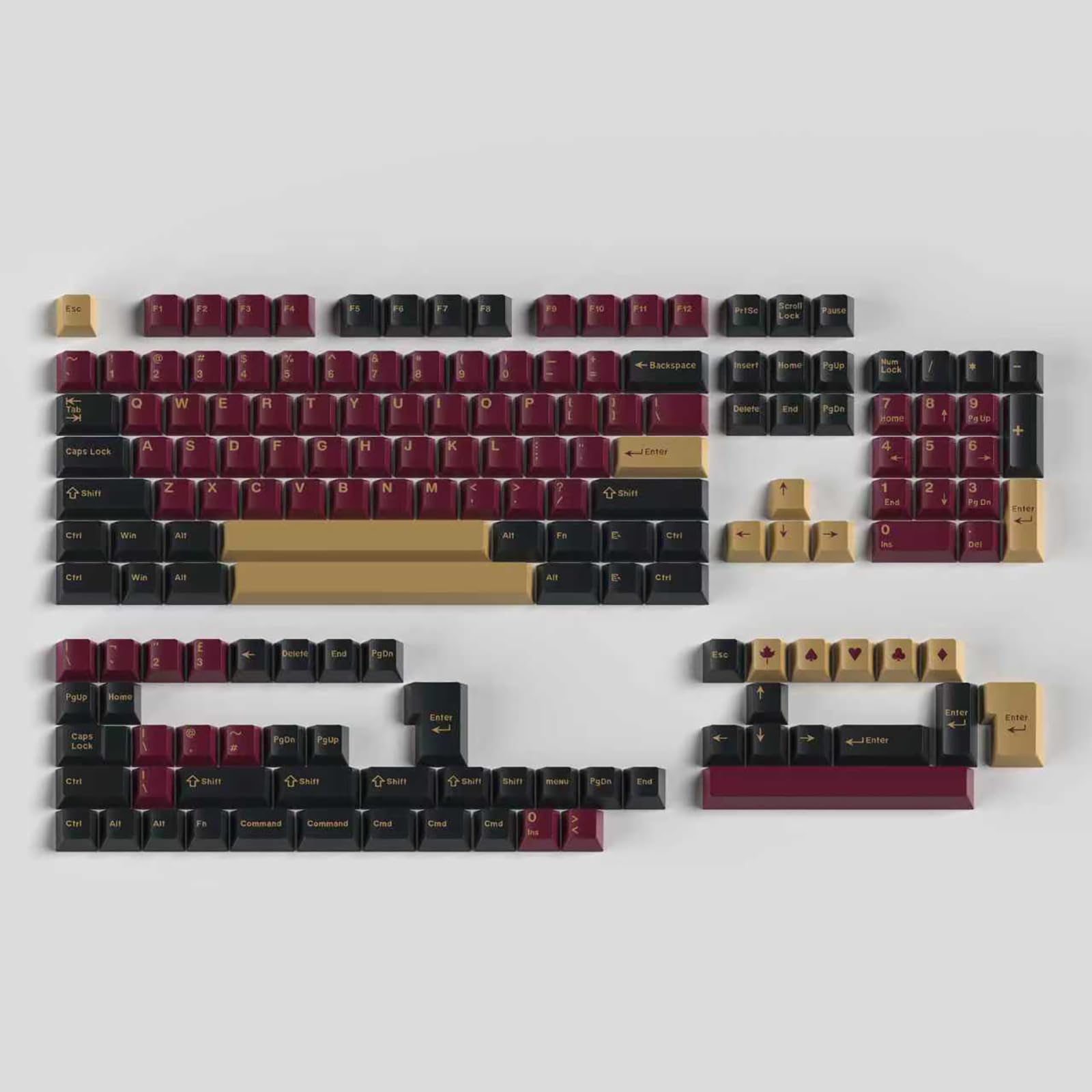 Sumgsn Red Samurai Keycaps