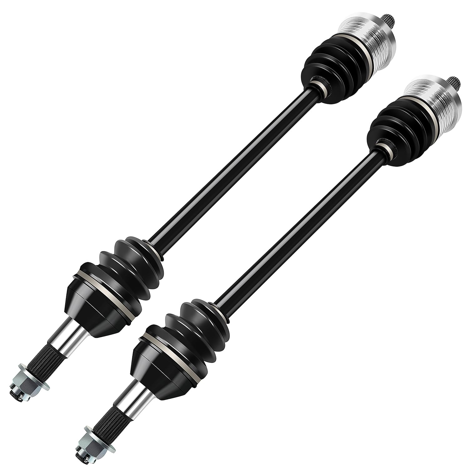 SCITOO Pair Rear CV Axle Shaft Assembly for Maverick Max 1000R 2013-2018