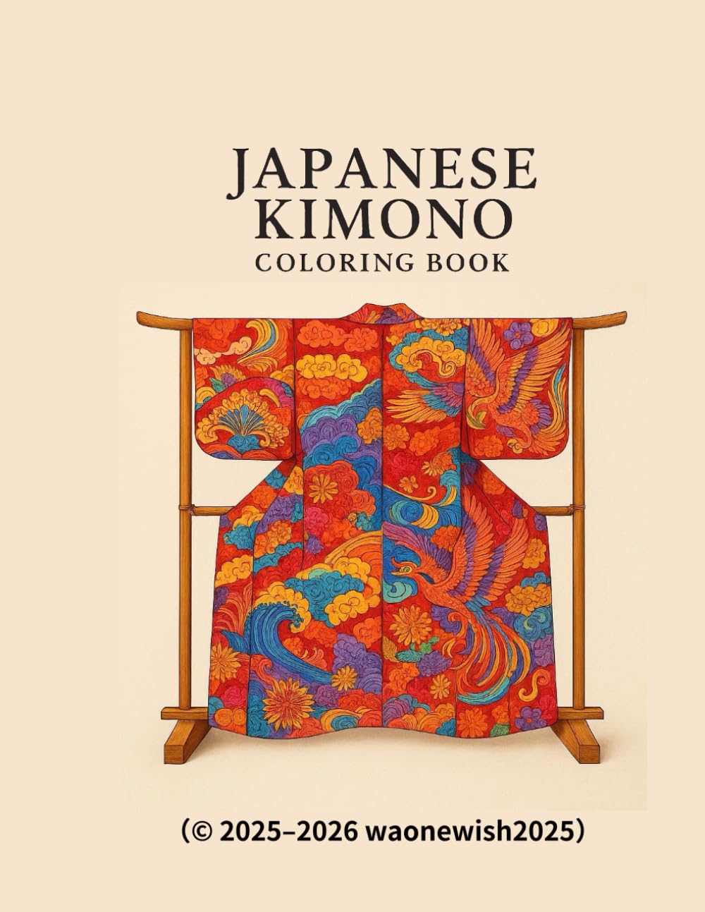 Harmony in Patterns — Japanese Kimono Coloring Book: A meditative journey through traditional textile art
