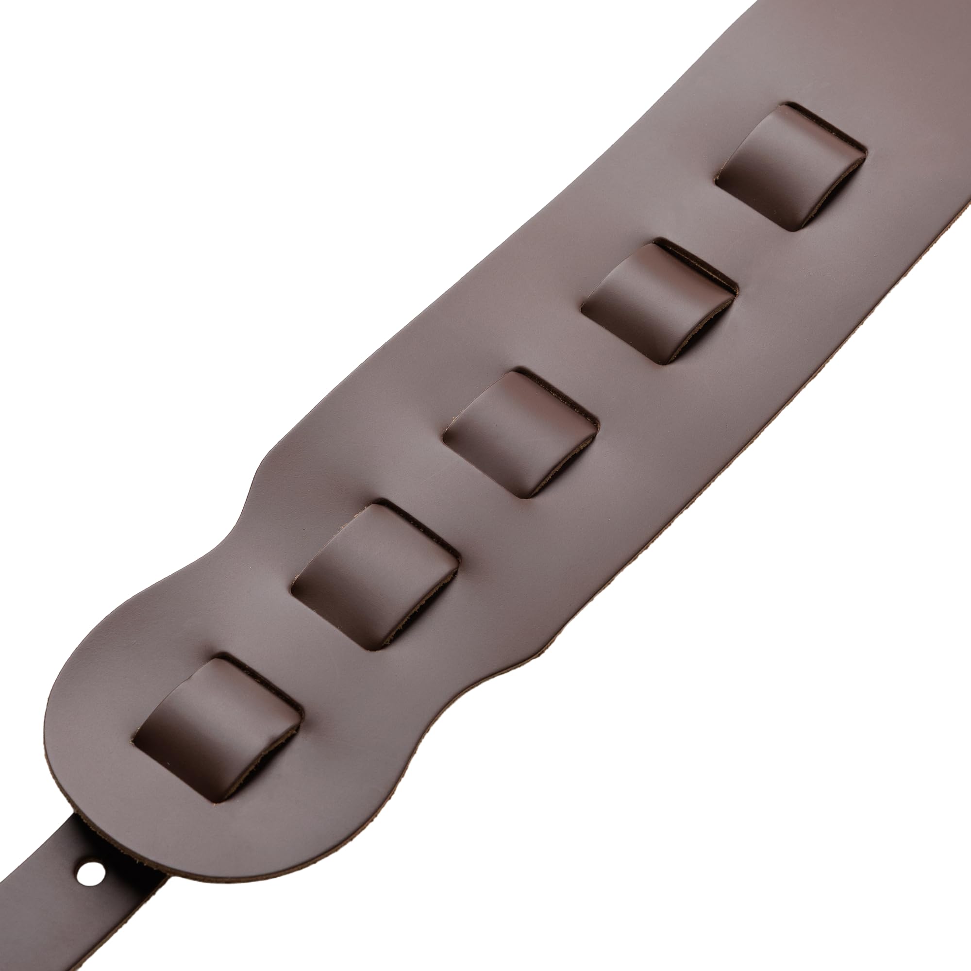 Levy's Leathers Bassgitarrengurt aus echtem Leder, Breite 9 cm, braun (M4-BRN)
