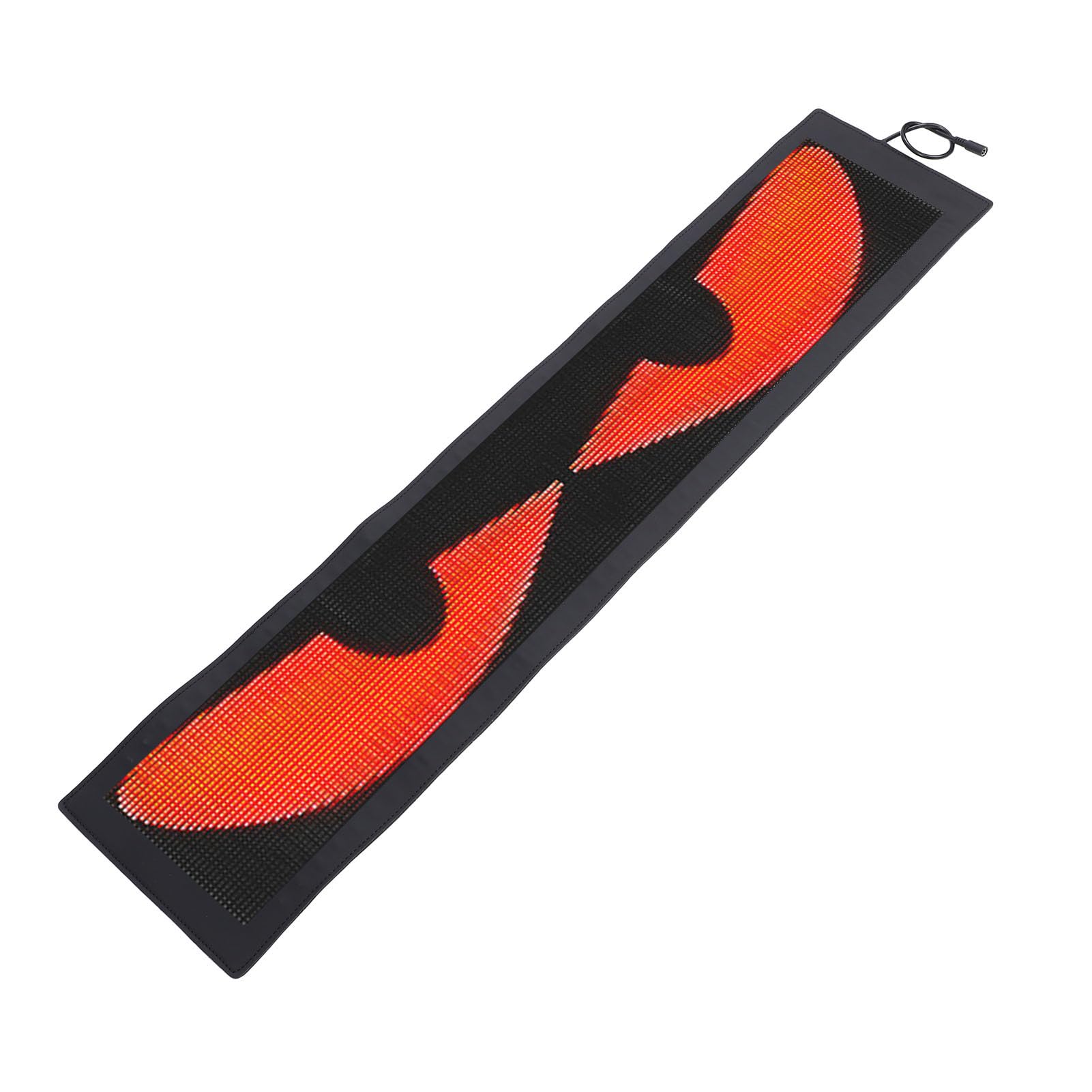 Car Eyes Flexible LED Screen, Ultra Thin 32x160 Dots Full Color BT Display, Programmable with APP for Android, 8.46 x 33.46in, 1921 RGB Light Beads (US Plug)