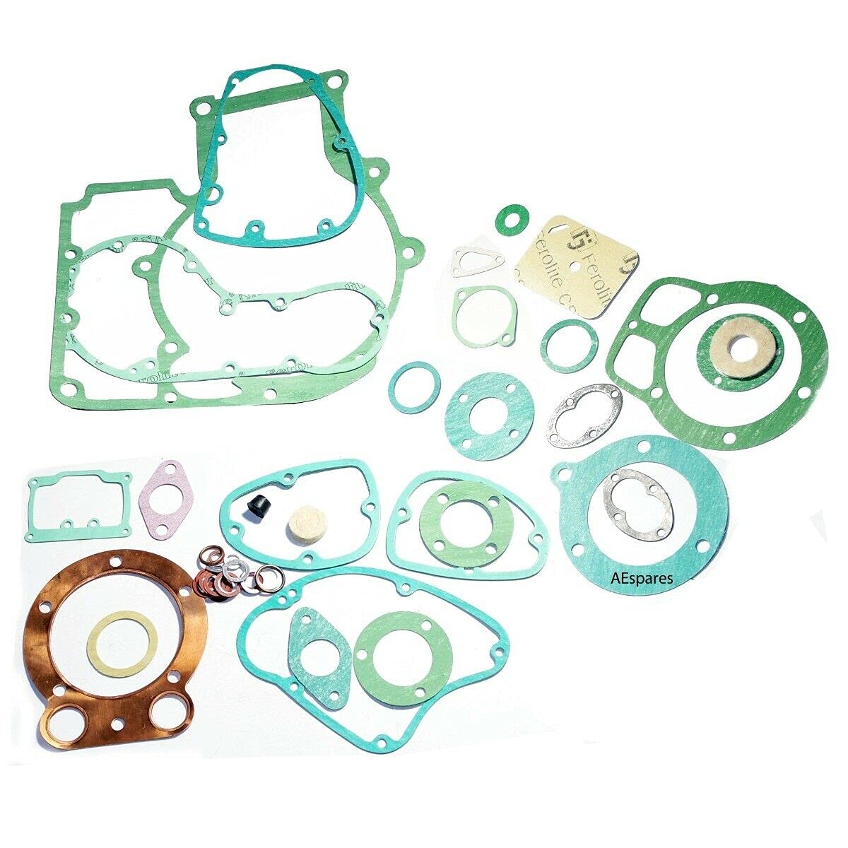 AEspares Fits Royal Enfield Classic UCE 500cc Twin Spark set completo di guarnizioni