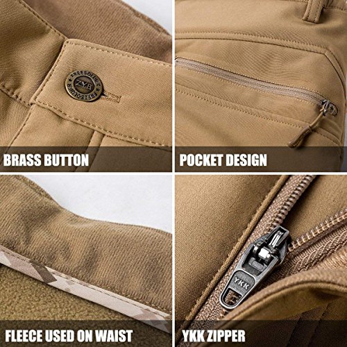 FREE SOLDIER Pantaloni da Lavoro da Uomo per