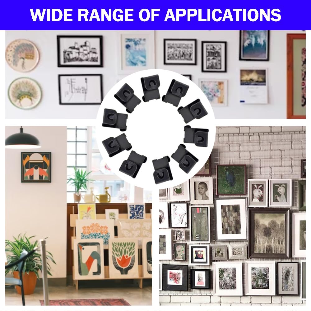 Lot De 100 Crochets Pour Cadres Photo Avec 200 Vis