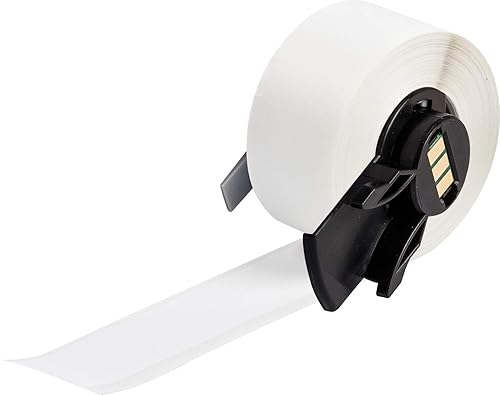 Brady Cinta de etiquetas de vinilo multiusos para impresoras M610, M611, M710, BMP61 y BMP71 - 1" x 50', color blanco. M6C-1000-439 Brady Cinta de etiquetas de vinilo multiusos para impresoras M610, M611, M710, BMP61 y BMP71 - 1" x 50', color blanco. M6C-1000-439