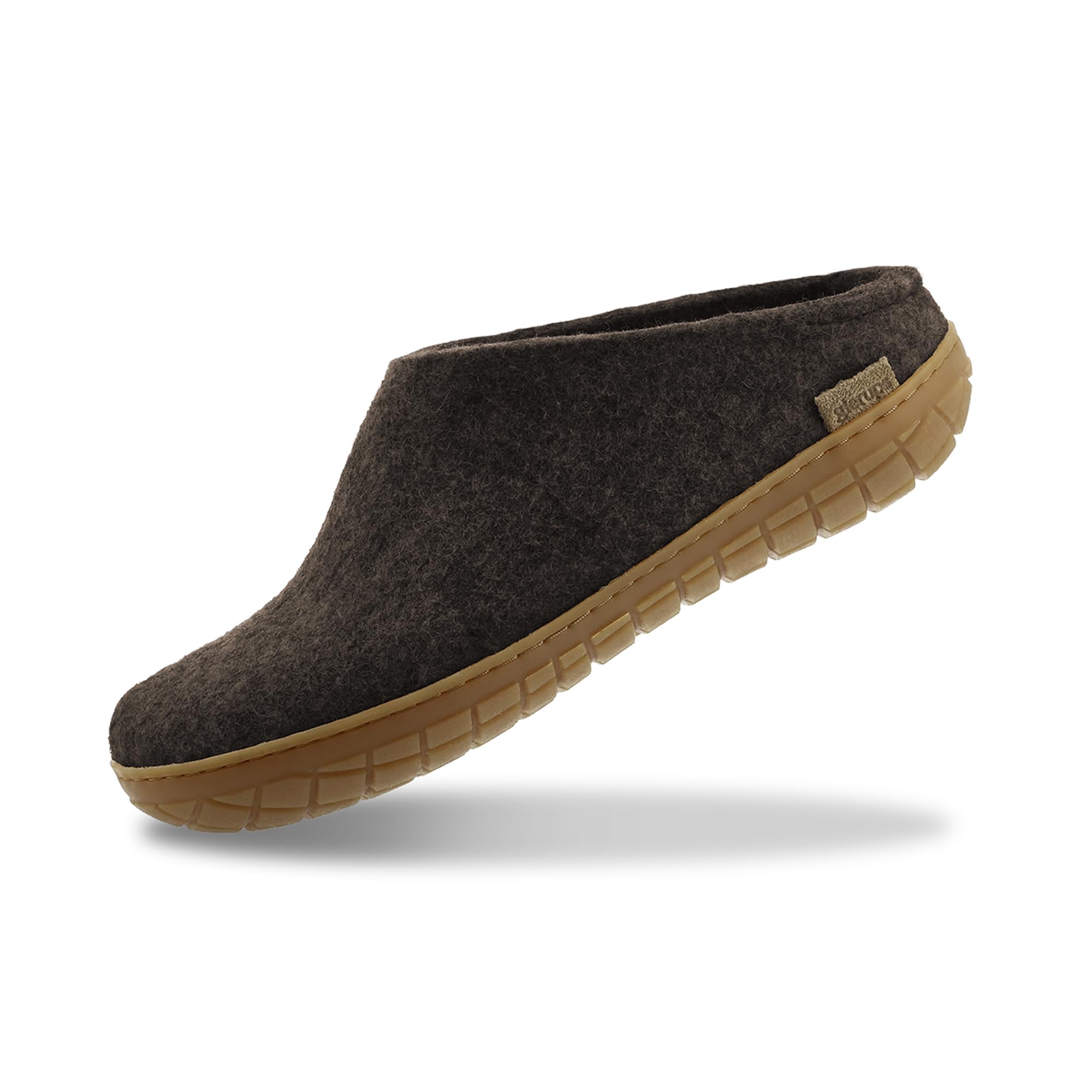 Glerups 100% quality wool mix Slipper with rubber sole - Unisex Slip-on