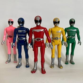 Amazon.co.jp: 当時物 電子戦隊デンジマン 5体セット フィギュア