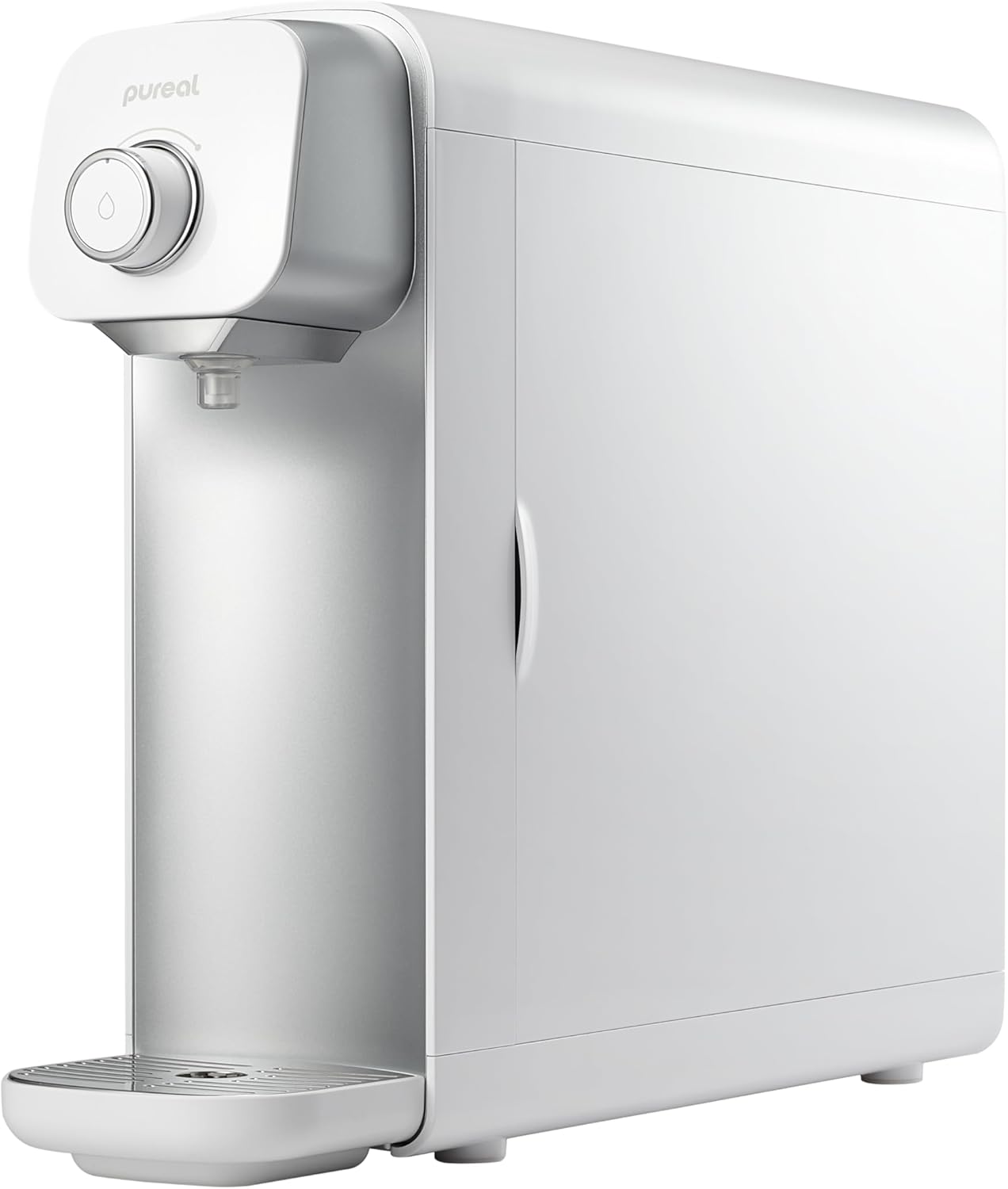 Pureal Countertop Water Filtration Purification Without Tank, 3-Stage Filtration, White Color PPA-100W, Water Purifier