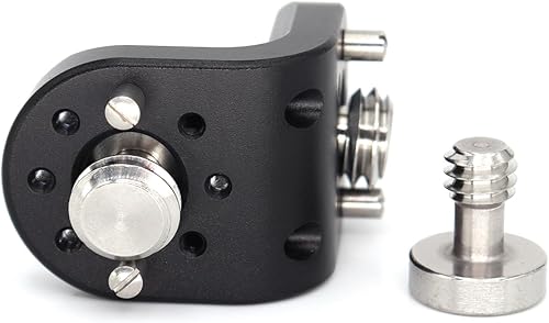 Placa de ángulo recto 1/4 "3/8" Soporte de montaje de cámara para transmisión de imágenes Teradek Vaxis en ARRI RED Sony Camera Link, cámara de