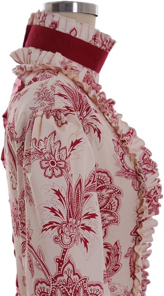 1791's lady Women's Victorian Rococo Dress Inspiration Maiden Costume - Image 6